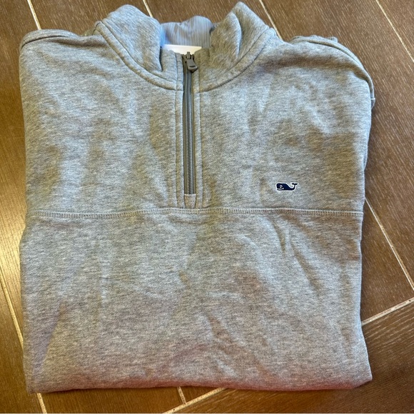 Vineyard Vines Target Light Gray Shep Shirt Sweatshirt Medium - Picture 6 of 6
